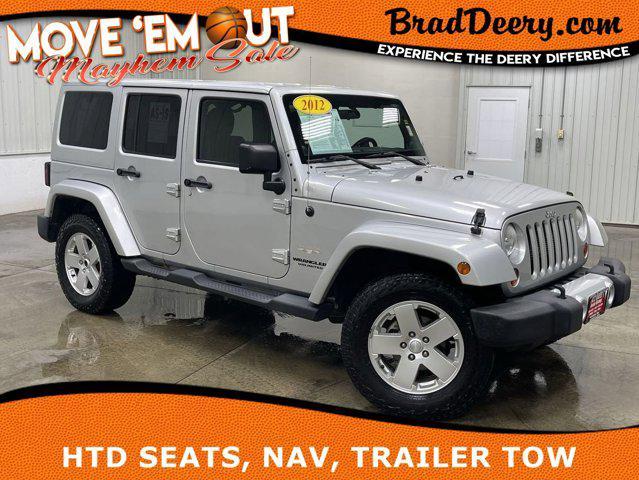 used 2012 Jeep Wrangler Unlimited car, priced at $13,304