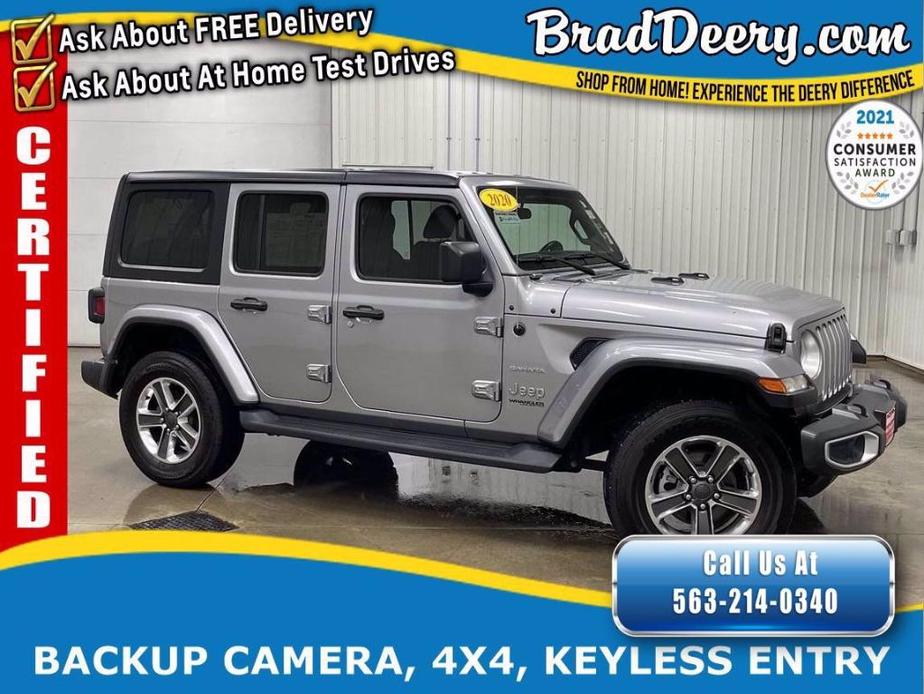 used 2020 Jeep Wrangler Unlimited car, priced at $44,874