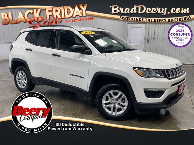 used 2018 Jeep Compass car, priced at $13,788