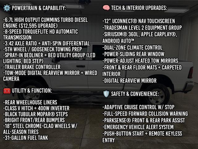 new 2025 Ram 2500 car, priced at $65,121