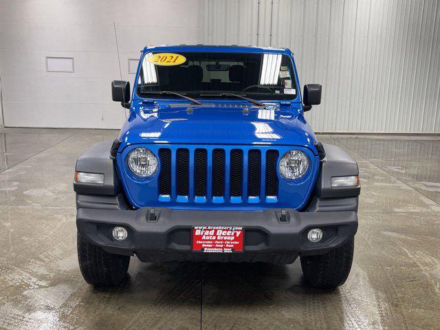 used 2021 Jeep Wrangler car, priced at $29,256