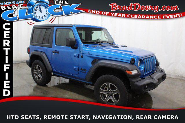 used 2021 Jeep Wrangler car, priced at $30,880