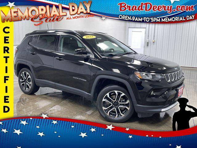 used 2022 Jeep Compass car, priced at $25,698