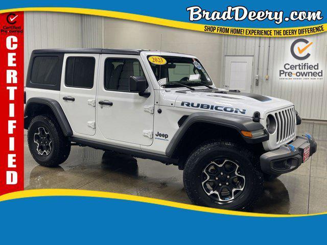 used 2023 Jeep Wrangler 4xe car, priced at $32,140
