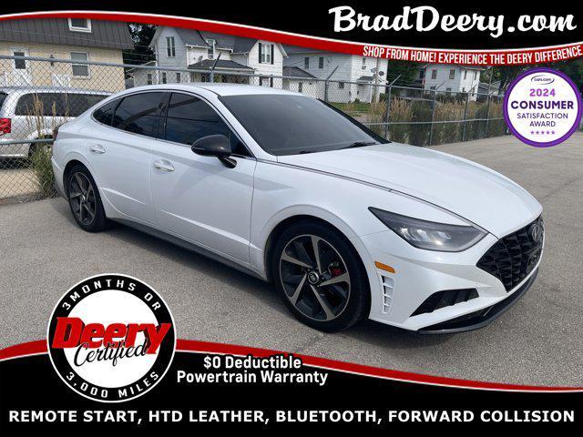 used 2021 Hyundai Sonata car, priced at $19,354