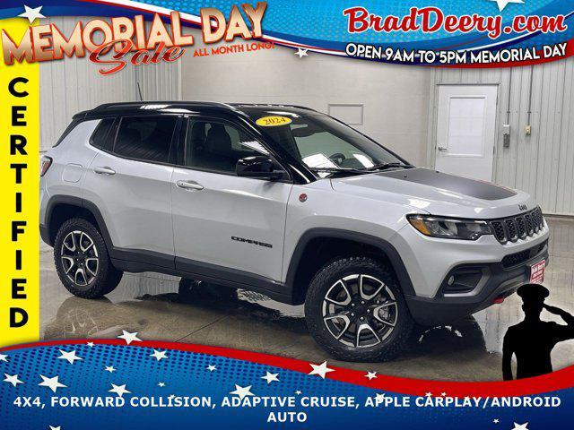 used 2024 Jeep Compass car, priced at $26,350