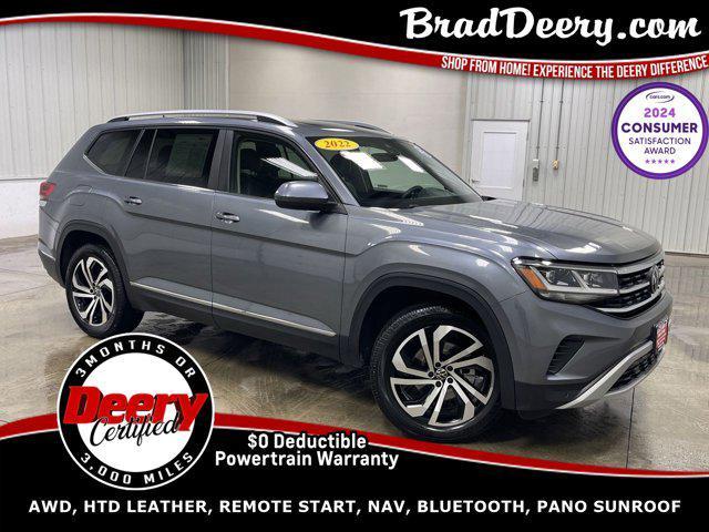 used 2022 Volkswagen Atlas car, priced at $26,347