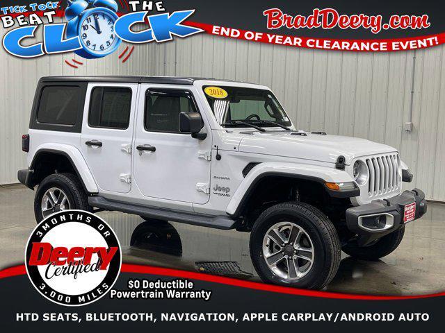 used 2018 Jeep Wrangler Unlimited car, priced at $27,519