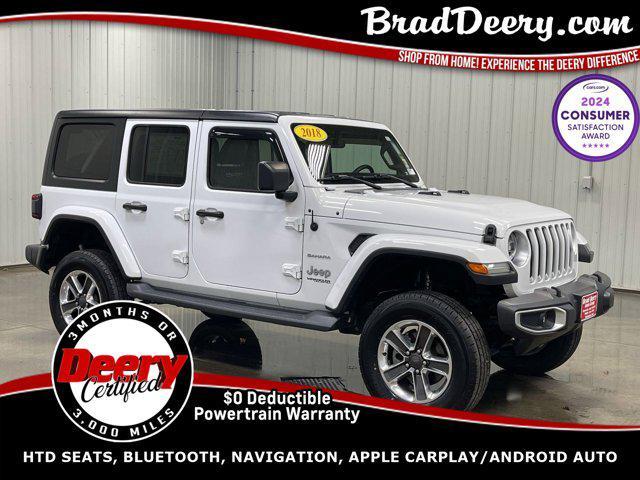 used 2018 Jeep Wrangler Unlimited car, priced at $27,519