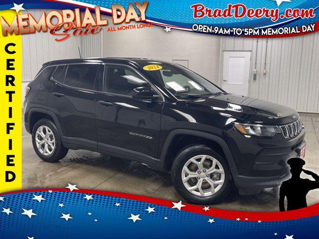 used 2024 Jeep Compass car, priced at $22,142
