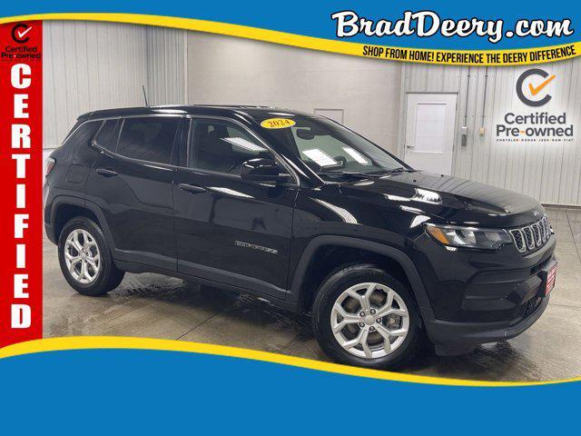 used 2024 Jeep Compass car, priced at $22,142