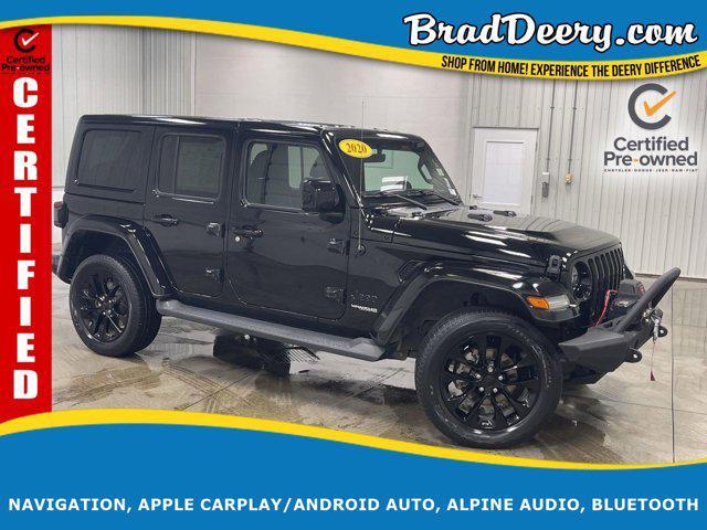 used 2020 Jeep Wrangler Unlimited car, priced at $33,936