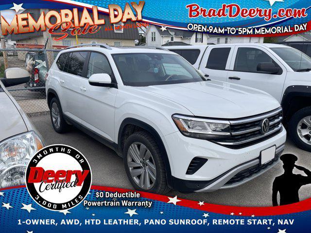 used 2021 Volkswagen Atlas car, priced at $29,257