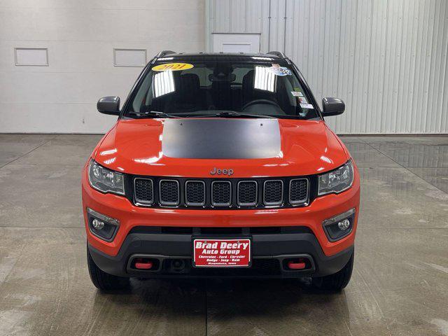 used 2021 Jeep Compass car, priced at $19,782