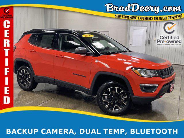 used 2021 Jeep Compass car, priced at $19,782