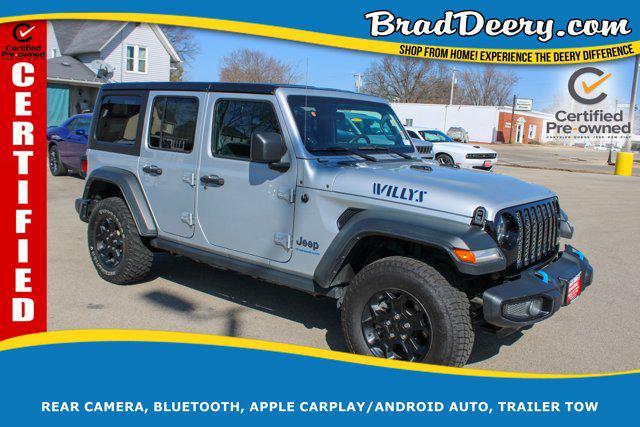 used 2023 Jeep Wrangler 4xe car, priced at $29,817