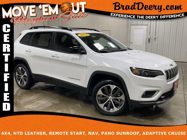 used 2022 Jeep Cherokee car, priced at $24,363