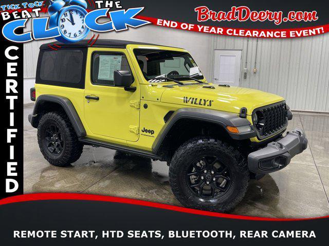 used 2024 Jeep Wrangler car, priced at $40,740