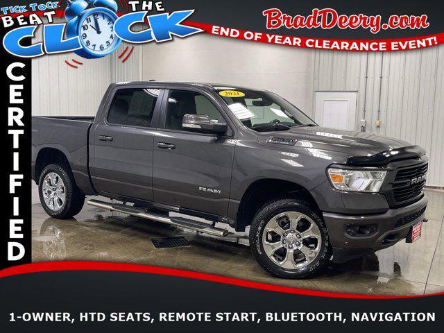 used 2021 Ram 1500 car, priced at $35,498