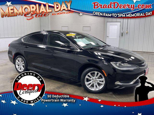 used 2017 Chrysler 200 car, priced at $15,182