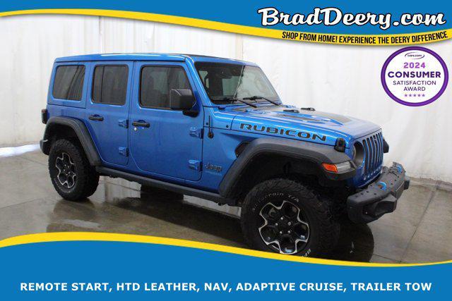 used 2022 Jeep Wrangler Unlimited 4xe car, priced at $37,394