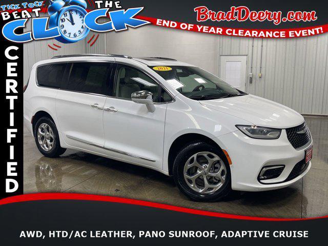 used 2021 Chrysler Pacifica car, priced at $34,371