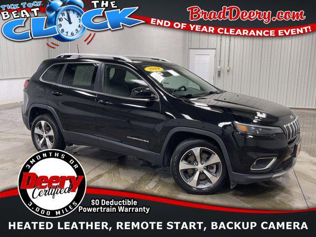 used 2019 Jeep Cherokee car, priced at $16,844