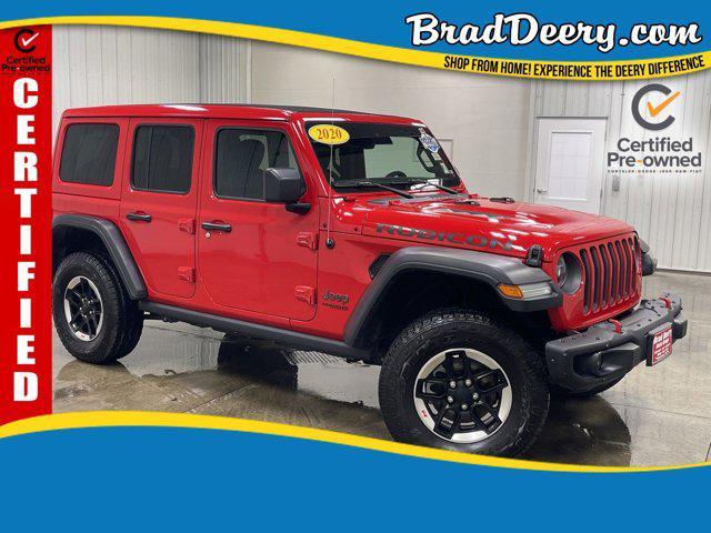 used 2020 Jeep Wrangler Unlimited car, priced at $41,904