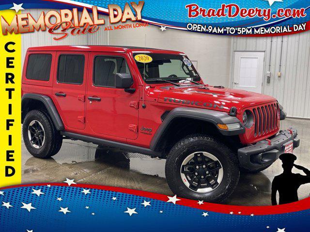 used 2020 Jeep Wrangler Unlimited car, priced at $41,907
