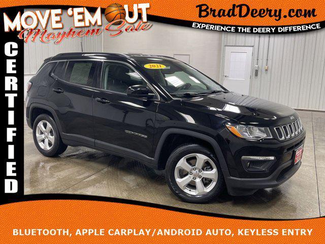 used 2021 Jeep Compass car, priced at $19,235
