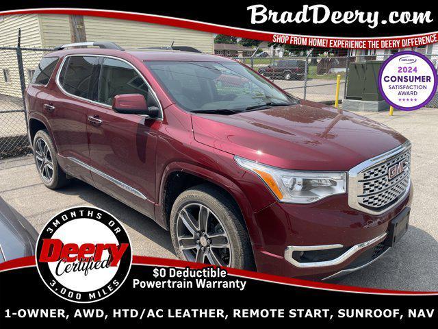 used 2018 GMC Acadia car, priced at $21,746