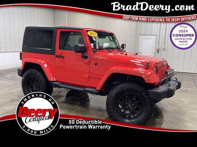 used 2013 Jeep Wrangler car, priced at $18,445