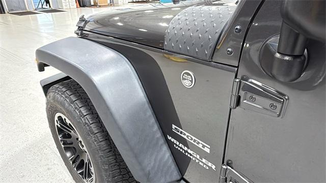 used 2017 Jeep Wrangler Unlimited car, priced at $17,711