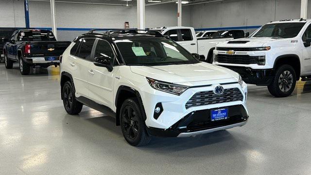 used 2021 Toyota RAV4 Hybrid car, priced at $35,190