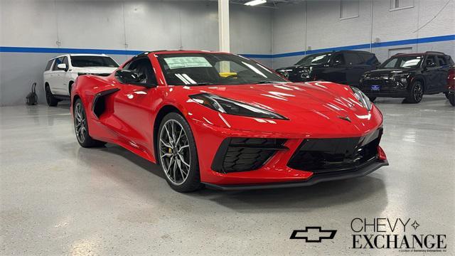 new 2025 Chevrolet Corvette car, priced at $72,342