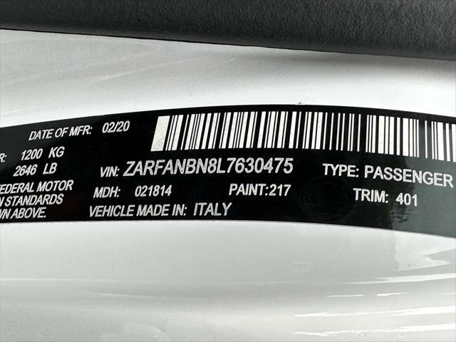 used 2020 Alfa Romeo Giulia car, priced at $22,795
