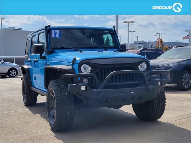 used 2017 Jeep Wrangler Unlimited car, priced at $24,640