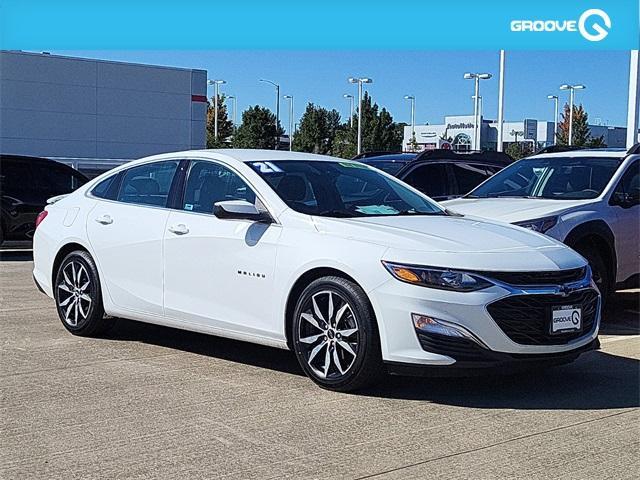 used 2021 Chevrolet Malibu car, priced at $17,640