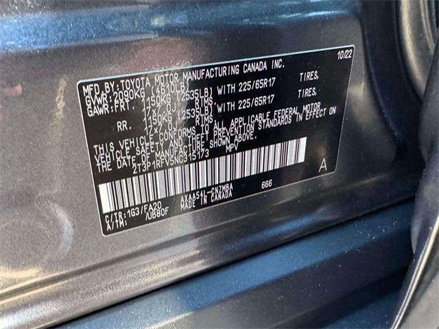 used 2022 Toyota RAV4 car, priced at $27,500