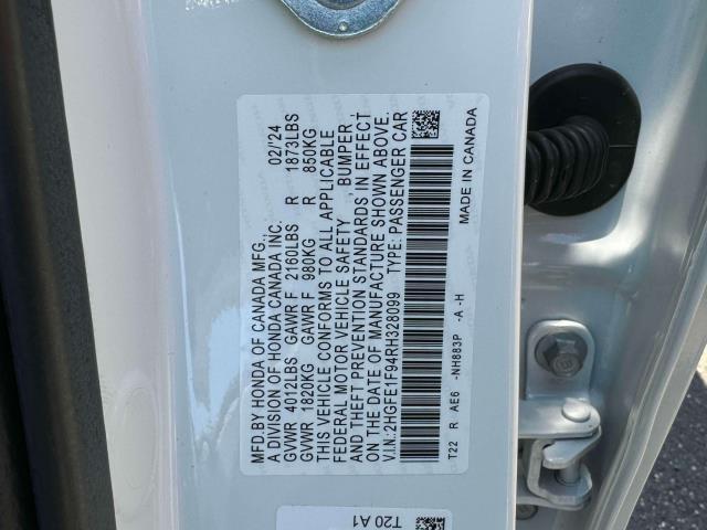 used 2024 Honda Civic car, priced at $28,500