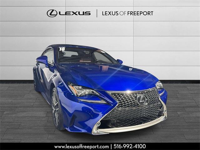 used 2018 Lexus RC 350 car, priced at $33,000
