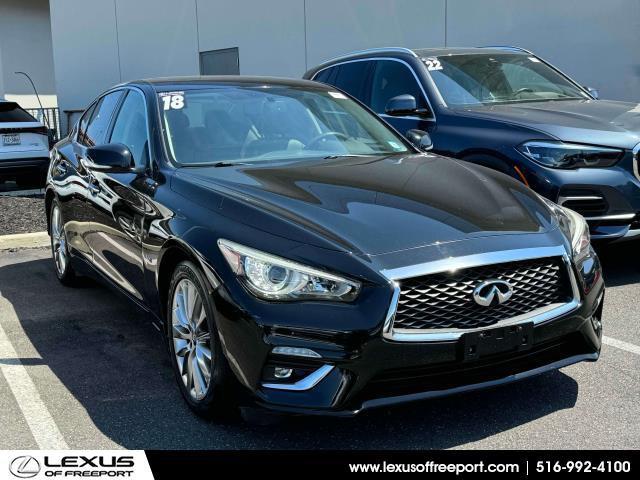 used 2018 INFINITI Q50 car, priced at $18,000