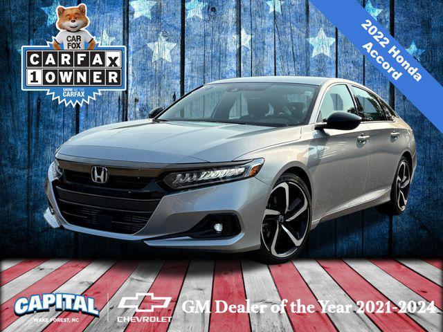 used 2022 Honda Accord car, priced at $26,400