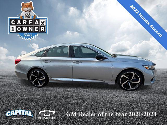 used 2022 Honda Accord car, priced at $27,500