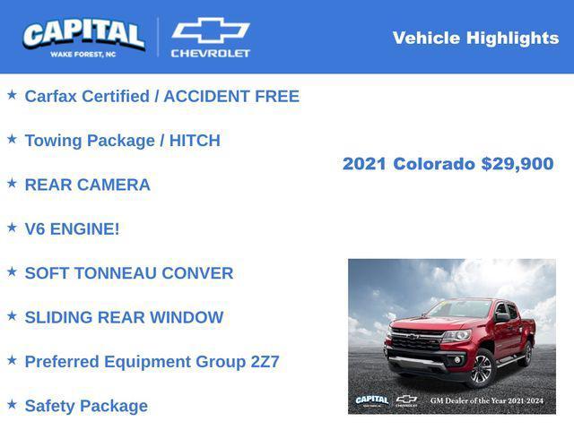used 2021 Chevrolet Colorado car, priced at $29,900