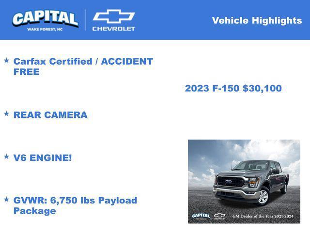 used 2023 Ford F-150 car, priced at $30,100