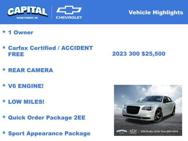 used 2023 Chrysler 300 car, priced at $25,500