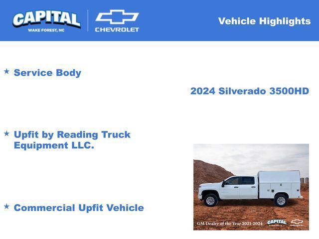 new 2024 Chevrolet Silverado 3500 car, priced at $85,981