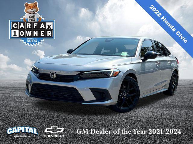 used 2022 Honda Civic car, priced at $25,800