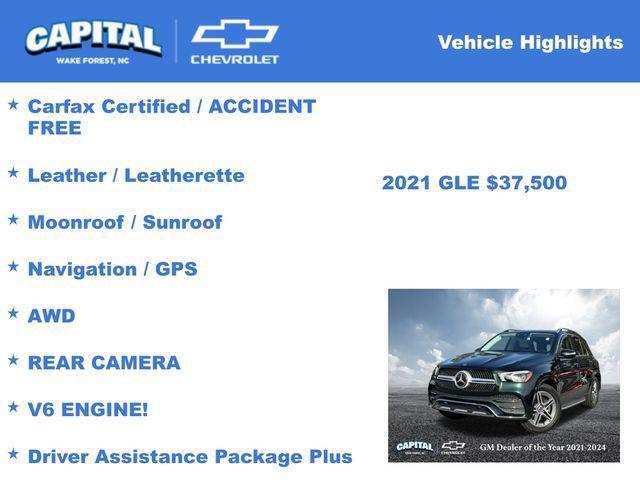 used 2021 Mercedes-Benz GLE 450 car, priced at $37,500